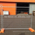 On sale!4mm galvanized wire temporary fence / 2.1*2.5m temporary metal fence panels with base stand & clips